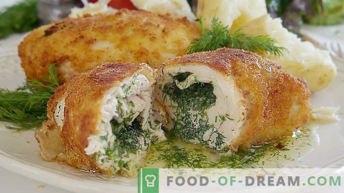 Cooking chicken Kiev cakes at home - a classic recipe from a cook