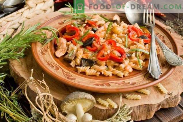Chicken and Mushroom Pasta - Affordable Classics of Italian Cuisine