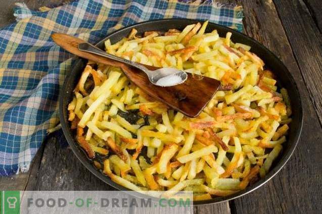 Fried potatoes in the oven - when you want to pamper yourself
