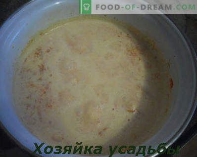 How to cook pumpkin porridge in milk, step-by-step recipe with a photo