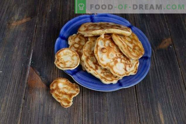 Fritters with corn and onions - real homemade fast food
