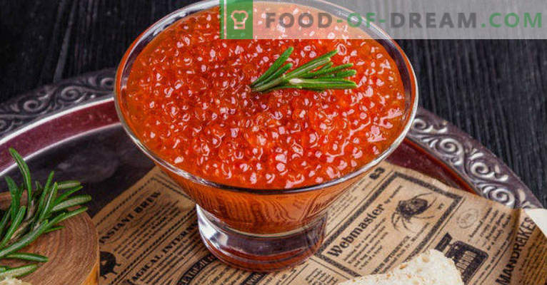 How to pickle red caviar at home properly and tasty