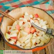 Vegetable stew with apples for the winter - unusual and very tasty