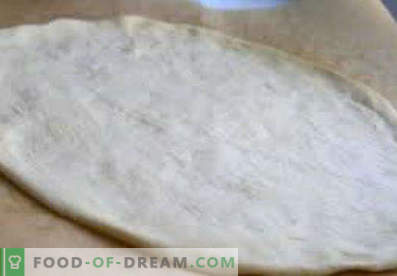 Pizza dough without yeast as in pizza, recipes