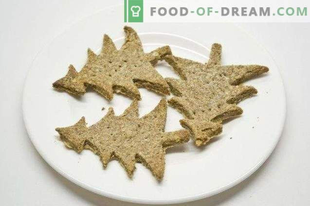 Fish salad with celery and rye flour biscuits