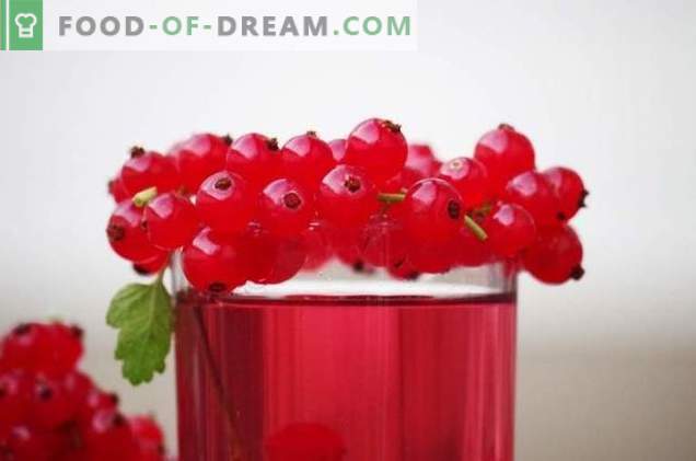 Recipes for red and white currants