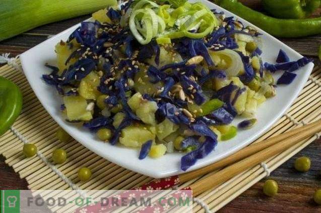 Lenten salad with potatoes