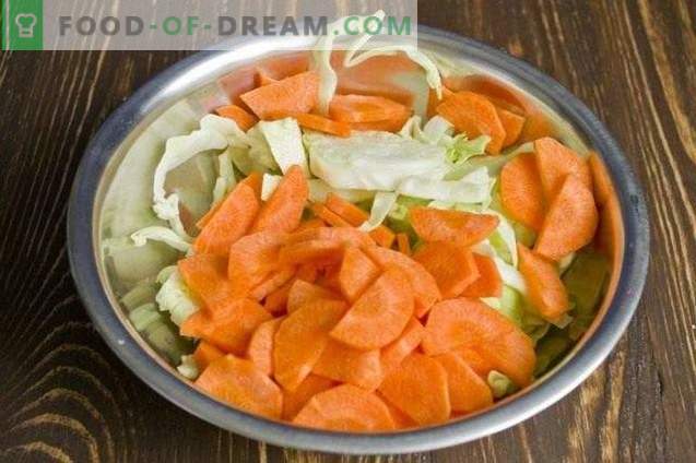 Salad of pickled vegetables for the winter