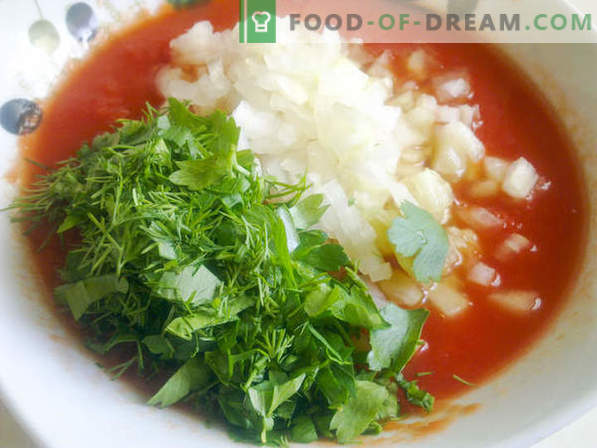 Gazpacho Recipe - Prepare a cold tomato soup according to a Spanish recipe