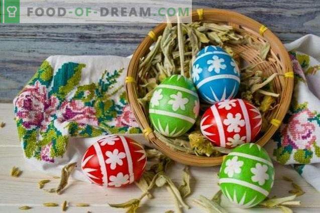 Beautiful Easter eggs do-it-yourself