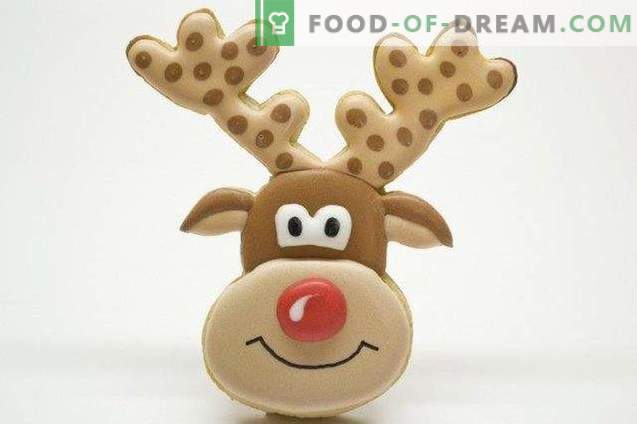 New Year's cookies “Deer Rudolph”