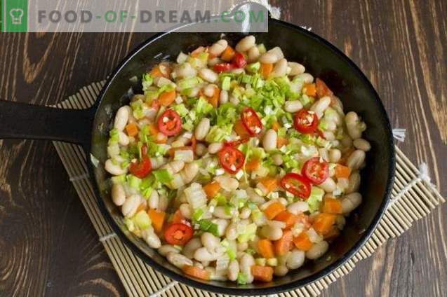 Vegetable stew with beans