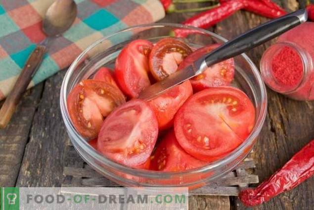 Tomato ketchup at home for winter