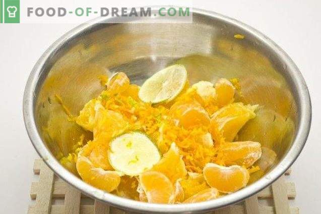 Kurd orange with lime and tangerines