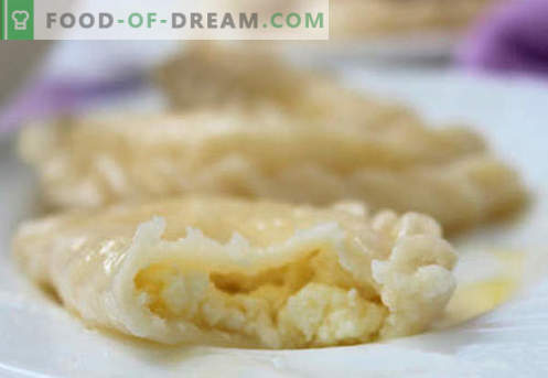 Dumplings with cottage cheese - the best recipes. How to properly and tasty cook traditional and lazy dumplings with cottage cheese at home.