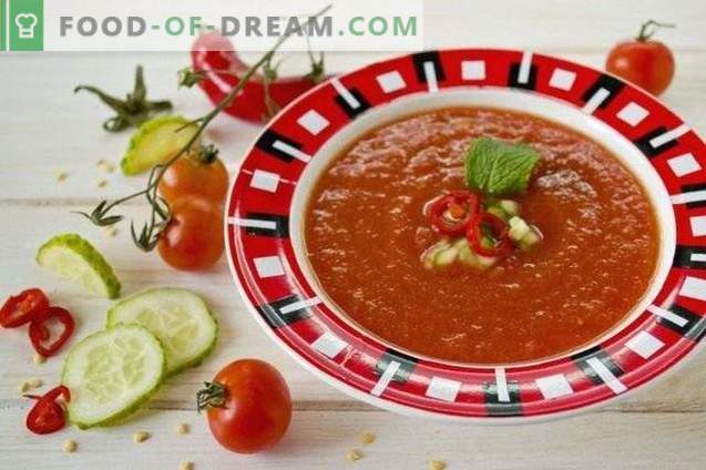 Gazpacho - cold tomato soup