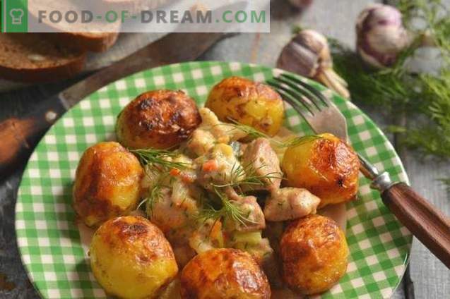 Pork with courgettes and potatoes