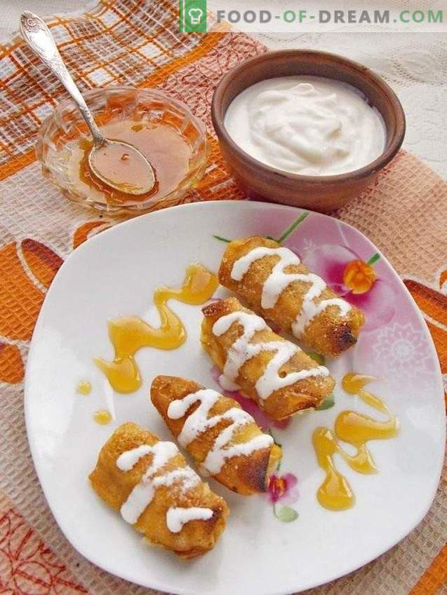 Pancakes with curd