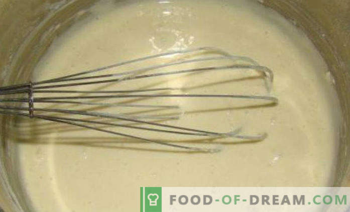 Dough for pancakes on kefir, recipes with milk, without eggs, yeast, with boiling water