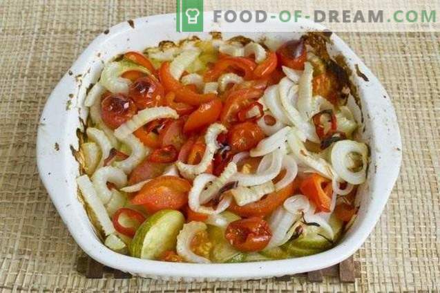 Salad of baked vegetables for the winter