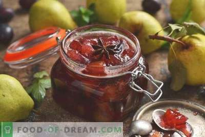 Pear and Plum Jam - the easiest to prepare