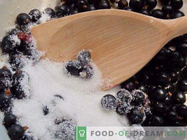 Black currant, grated with sugar