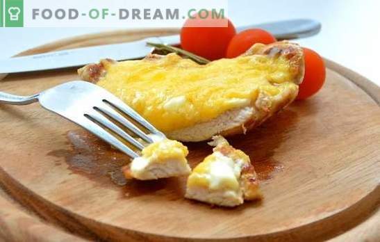 Kotlety wieprzowe z serem: czy jesteś klasyczny, poobijany lub wiśniowy? Codzienne i uroczyste przepisy na kotlet schabowy z serem
