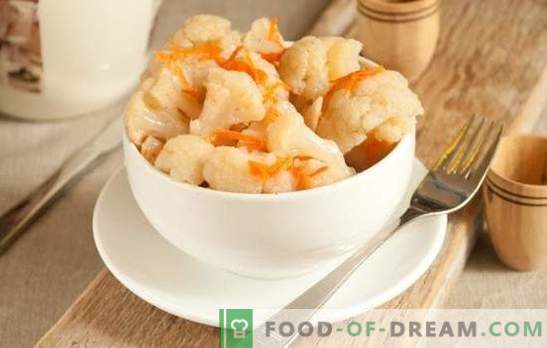 Cauliflower in Korean style is a spicy snack for any side dish! Marinate cauliflower in Korean with carrots or tomatoes