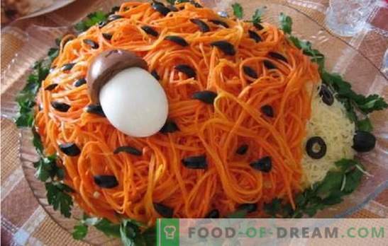 Delicious and simple Korean carrot salads - a combination of Asian and Russian cuisine. Korean carrot salad recipes