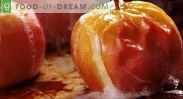 How to bake apples in the microwave, with sugar, for a child, with cottage cheese