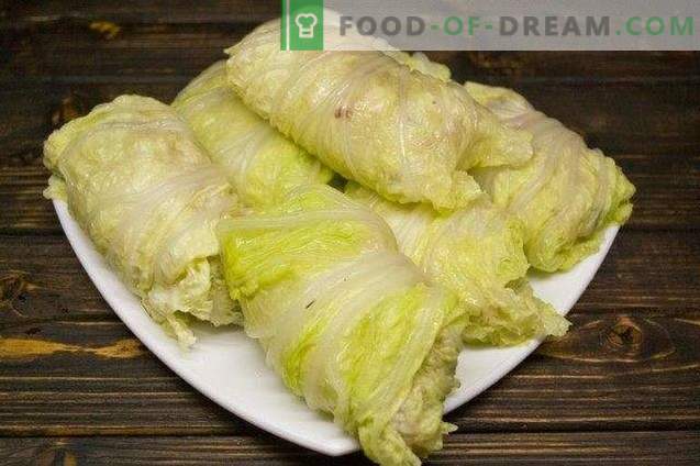 Cabbage rolls in Peking cabbage