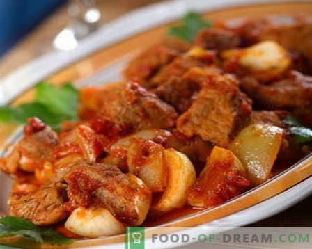 Beef stew - the best recipes. How to properly and tasty cook beef stew.