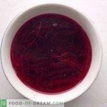 Cold beetroot soup
