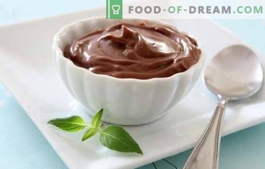 Custard chocolate cream always turns out delicious! Recipes custard chocolate creams for impregnation, filling and decoration