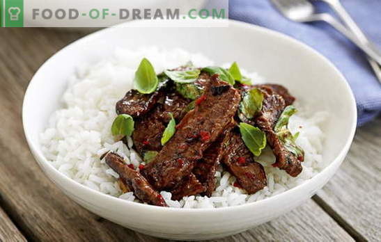 Thai meat is exotic in your kitchen. The best recipes for meat in Thai: chicken, beef, veal, pork