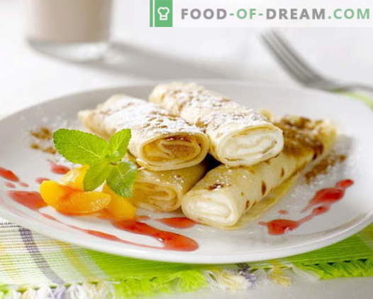 Pancakes with cottage cheese - proven recipes. How to properly and tasty cook pancakes with cottage cheese.