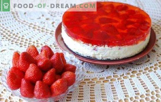 Cheese and jelly cake - the best dessert without baking! Recipes of vanilla, fruit, chocolate cottage cheese and jelly cakes