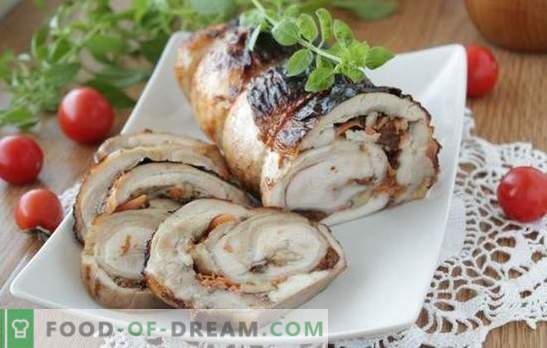 Chicken rolls with prunes - a delicacy! Simple recipes for stewed and baked chicken rolls with prunes