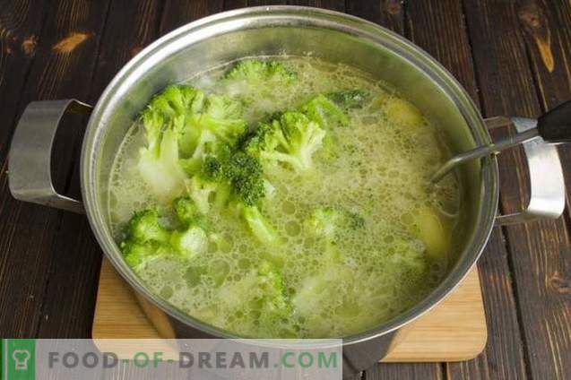 Dietary broccoli cream soup