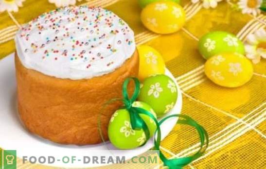 Easter on kefir: secrets of lush baking. Recipes yeast and yeast-free dough for lush Easter on yogurt