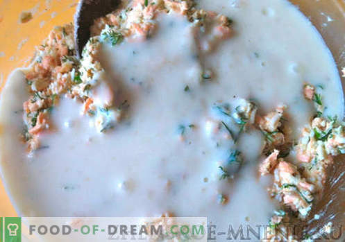 Cream soup with red fish - a recipe with photos and step-by-step description