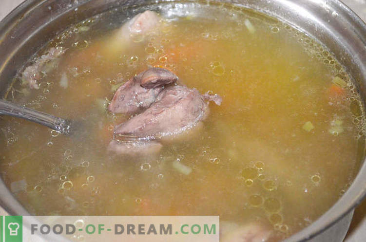 Soup with chicken giblets, or how to cook Gleb Zheglov soup - recipe