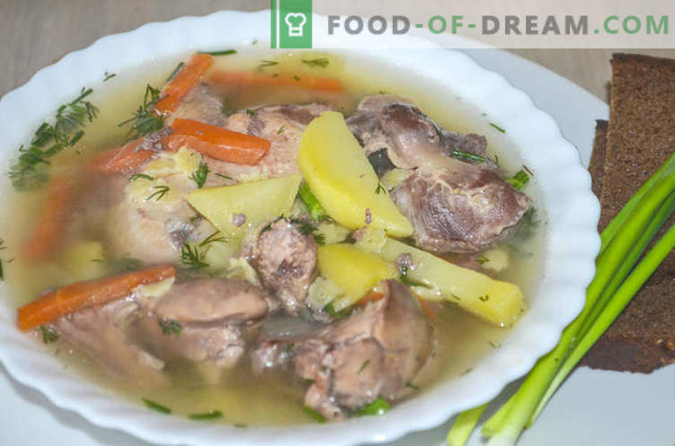 Soup with chicken giblets, or how to cook Gleb Zheglov soup - recipe