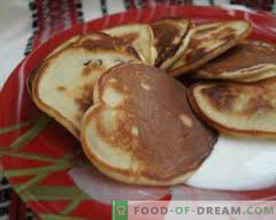 Recipes for pancakes with sour milk, fluffy pancakes from sour milk