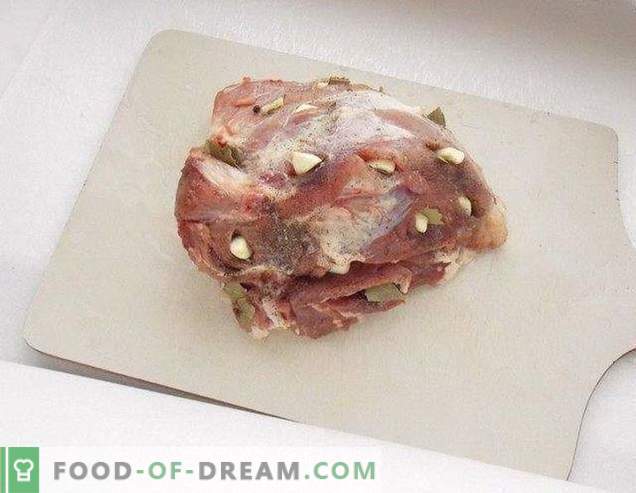Home-baked ham