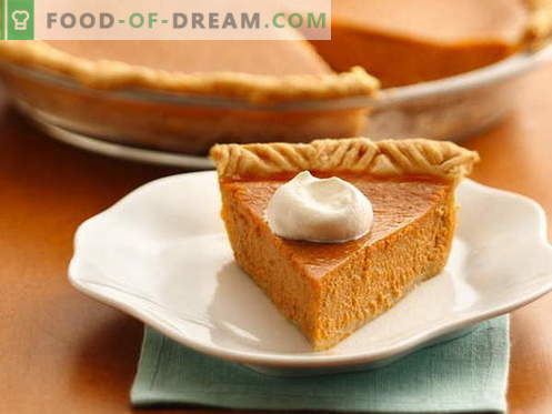 Pumpkin Pie - the best recipes. How to properly and tasty cook a pumpkin pie.