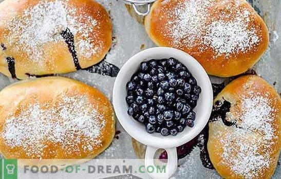 Patties with blueberries - for great joy! Recipes for Homemade Blueberry Pies: Baked and Fried