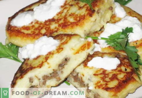 Potato zrazy - the best recipes. How to properly and tasty cooked potato zrazy.