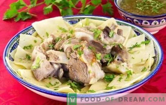 Beshbarmak from pork - recipes for tasty dishes of Turkic-speaking peoples. How to cook beshbarmak from pork?