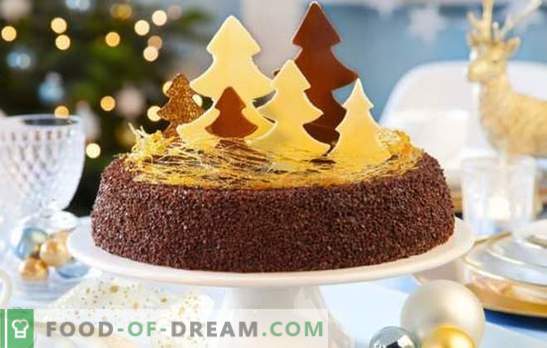 New Year's Cake: simple recipes for homemade sweets. New Year's cake - a simple recipe can be delicious and festive!